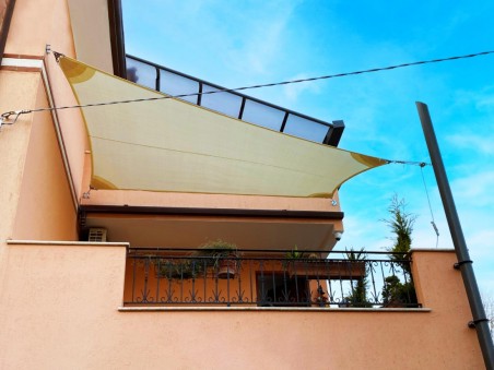 Saill ajourée - voile d'ombrage haute qualité respirante, résistante au vent