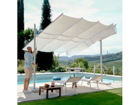 Maistra: tonnelle / pergola coulissable, rétractable et réglable en hauteur
