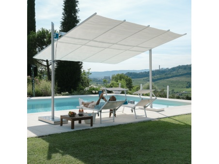 Maistra: tonnelle / pergola coulissable, rétractable et réglable en hauteur