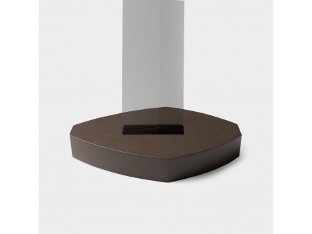 Alu Simple Lid Couvercle de Base de Mât pour Voiles d'Ombrage