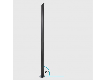 Mât Alu-SimplE Pour Voiles d'Ombrage Hauteur Variable en Aluminium