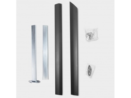 Mât Alu-SimplE Pour Voiles d'Ombrage Hauteur Variable en Aluminium