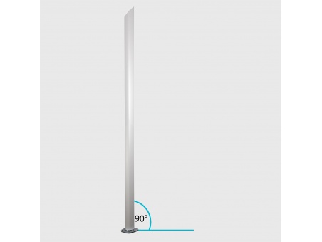 Mât Alu-SimplE Pour Voiles d'Ombrage Hauteur Variable en Aluminium