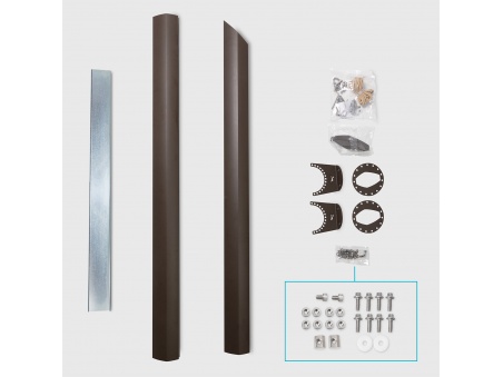 Mât Alu-SimplE Pour Voiles d'Ombrage Hauteur Variable en Aluminium