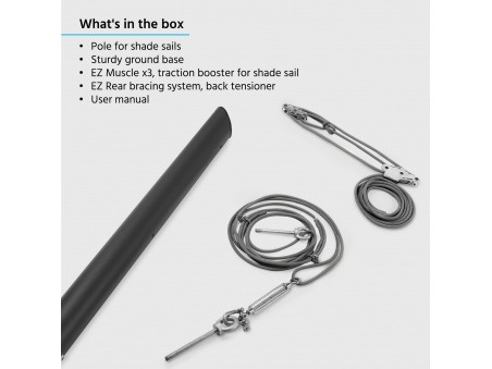 EZ Mast - le Nouveau Mât pour Voile d’Ombrage