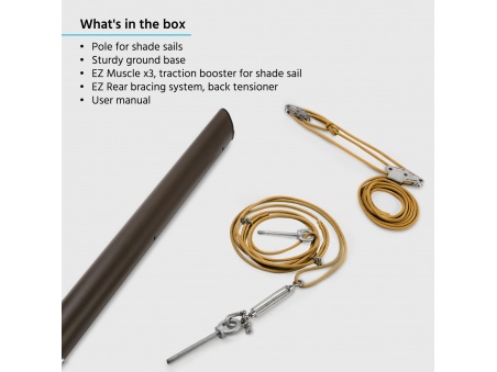 EZ Mast - le Nouveau Mât pour Voile d’Ombrage