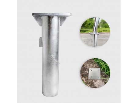 EZ Anchoring Base: Embase pour mâts de voiles d'ombrage | Maanta