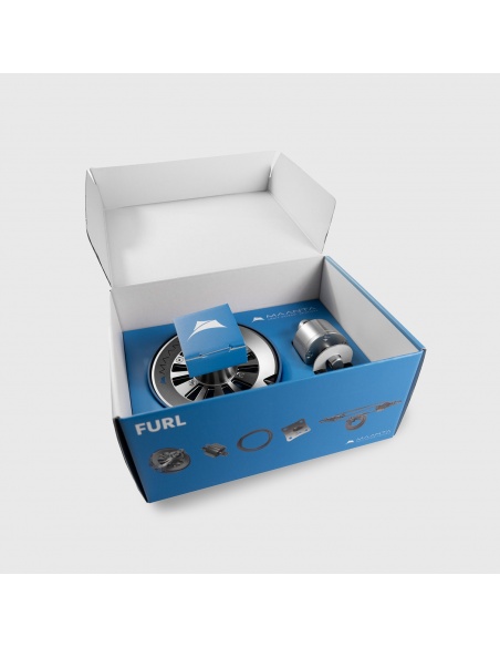 Solaria Furl Imperméable: voile d'ombrage enroulable radiale