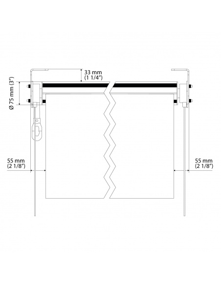 Easy Clear Sur Mesure - Store Extérieur PVC Transparent
