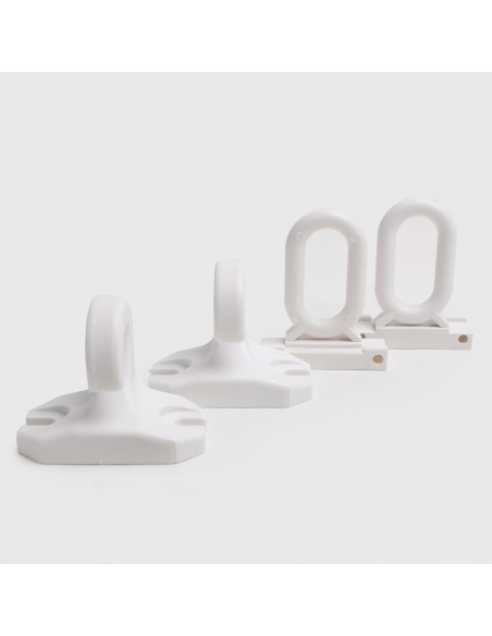 Kit de crochets pour store vertical - Paire d'œillets et de crochets pour votre store vertical