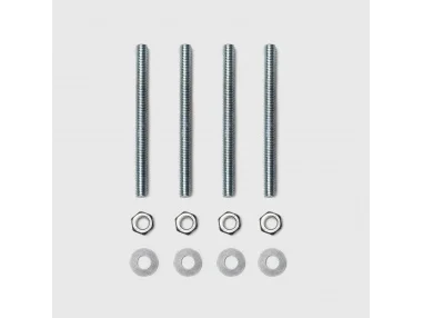 Jeu de 4 tiges filetées M10 longueur 12 cm