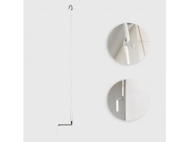 Manivelle de manœuvre pliable - Accessoire pour stores verticaux non motorisés