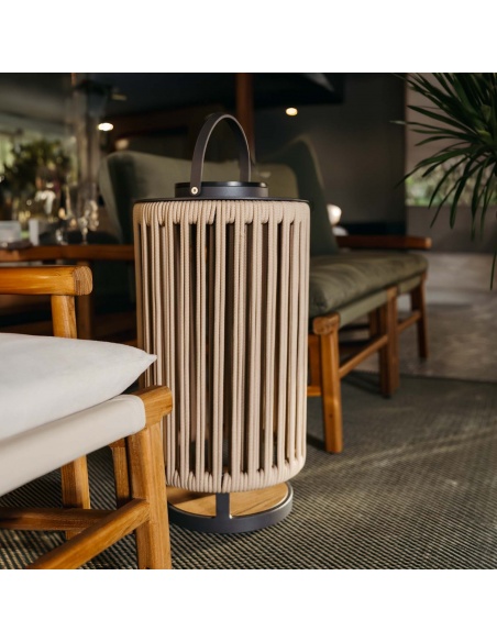 ROPE Light : Lampe d'extérieur en corde tressée | Maanta