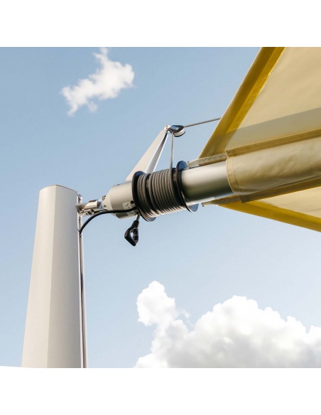 Alu Simple : Le Mât pour Votre Voile Enroulable Motorisée Zefira
