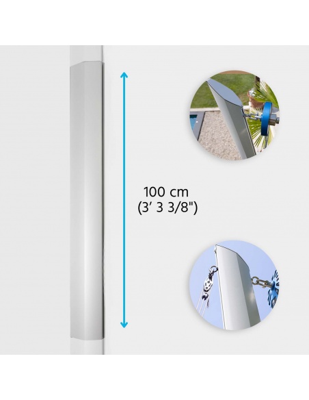Alu Simple Extension - Extension pour mât de voile d'ombrage