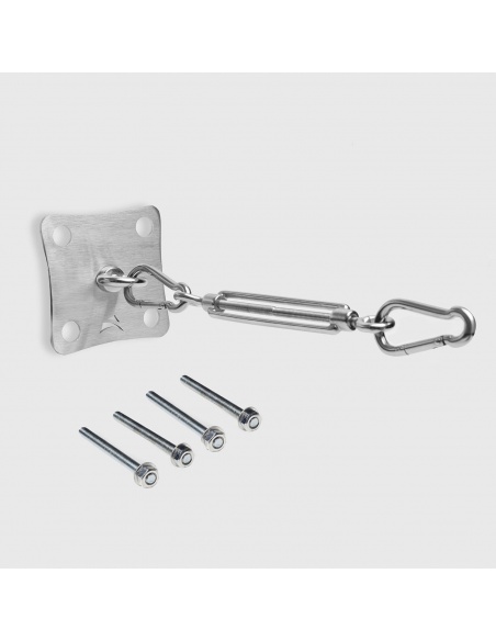 Ancrage sur paroi EZ Wall Fix avec Plaque Tendeur pour Voiles Ombrage