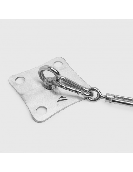 Ancrage sur paroi EZ Wall Fix avec Plaque Tendeur pour Voiles Ombrage