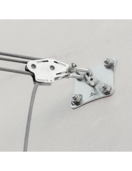 Jeu de 4 tiges filetées en acier galvanisé M10 longueur 12 cm