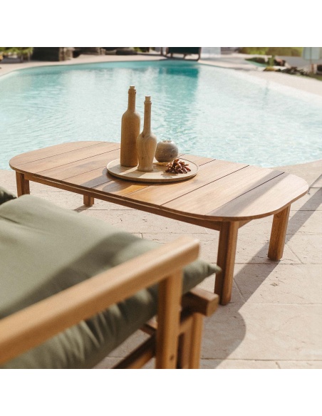Chiglia: Table Basse de Jardin en Teck