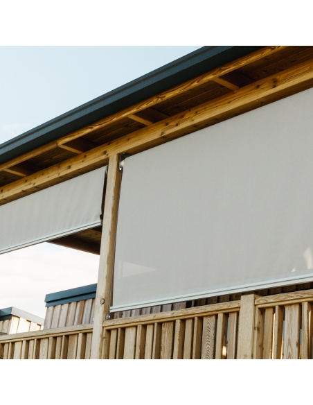 Reef Roll - Store Extérieur Vertical avec Câbles Latéraux SUR MESURE