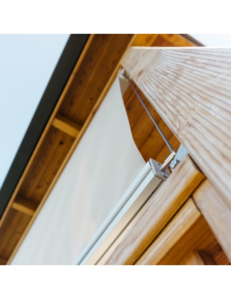 Reef Roll - Store Extérieur Vertical avec Câbles Latéraux SUR MESURE