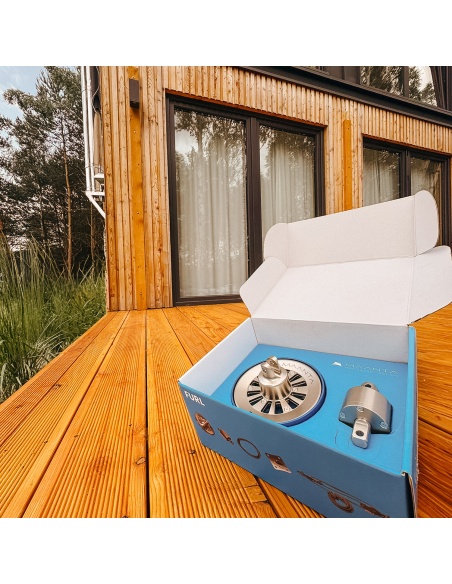 Solaria Furl Imperméable: voile d'ombrage enroulable radiale