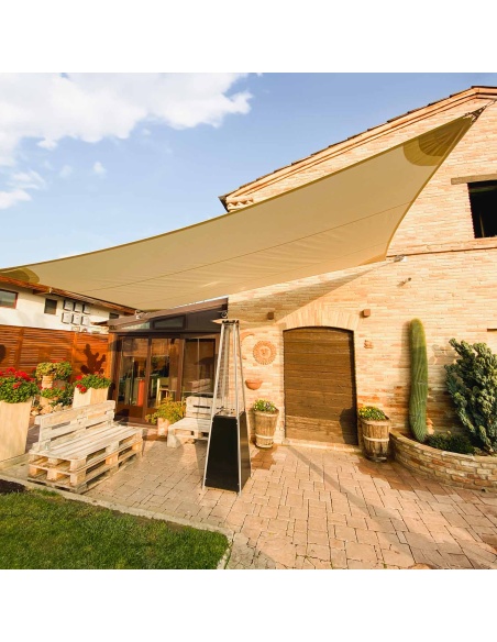 Saill imperméable - voile d'ombrage étanche haute qualité anti-pluie