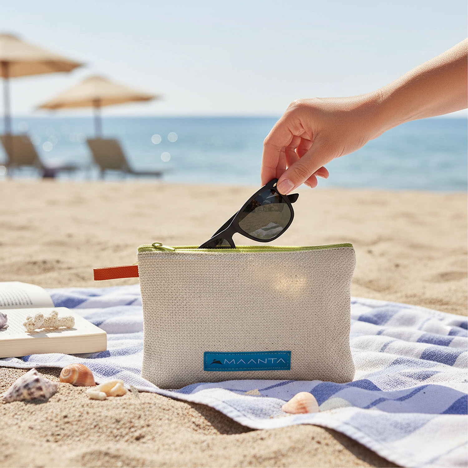 Pochette de Rrecyclage : Fabriquée Provenant des Voiles d'Ombrage 2