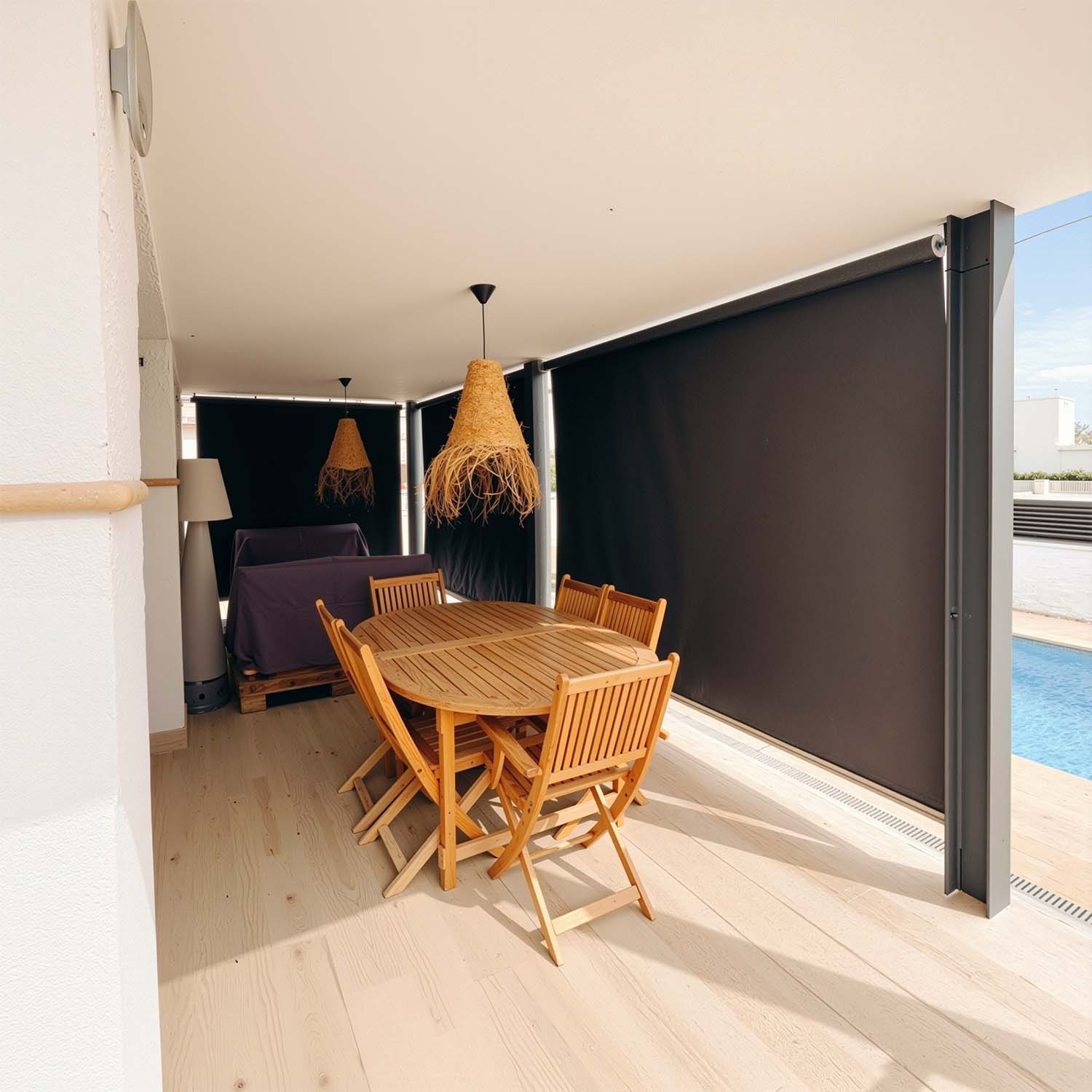 Reef Roll - Store Vertical avec Câbles Latéraux Qualité Premium 2