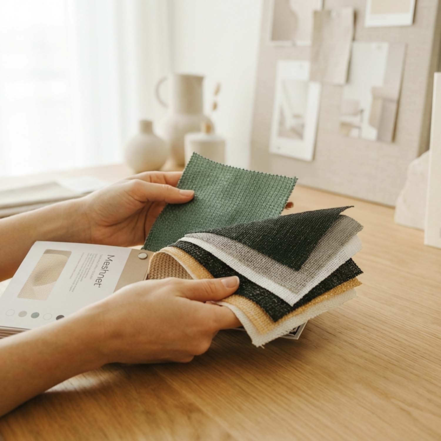 Echantillons Tissus Voiles Solaria et Solaria +Plus