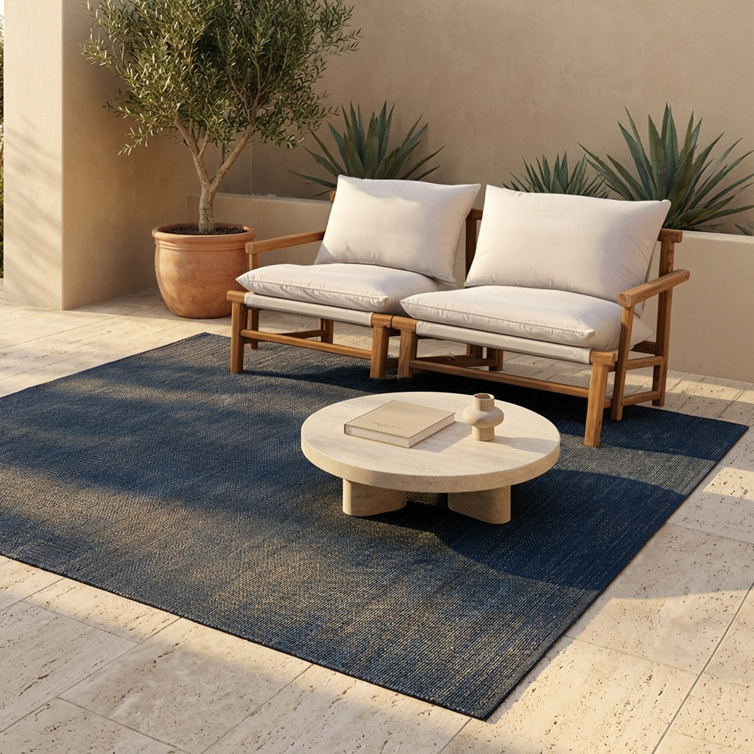Tramelia : Tapis d’extérieur tissé à la main 2