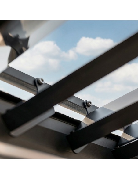 Lyra T6: Pergola bioclimatique avec 6 technologies uniques