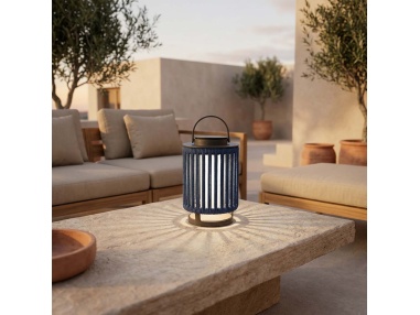 Marinea : Lampe d’extérieur en corde tressée