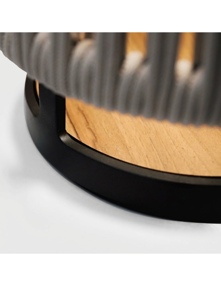 Marinea : Lampe d’extérieur en corde tressée