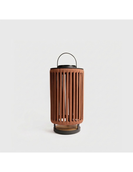 Marinea : Lampe d’extérieur en corde tressée