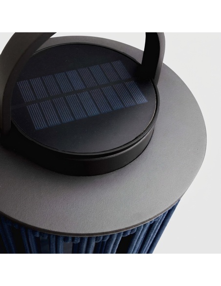 Marinea : Lampe d’extérieur en corde tressée