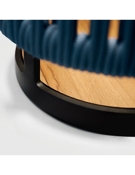 Marinea : Lampe d’extérieur en corde tressée