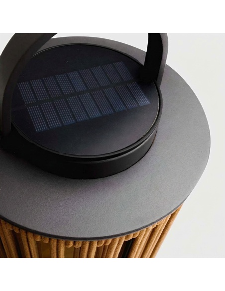 Marinea : Lampe d’extérieur en corde tressée