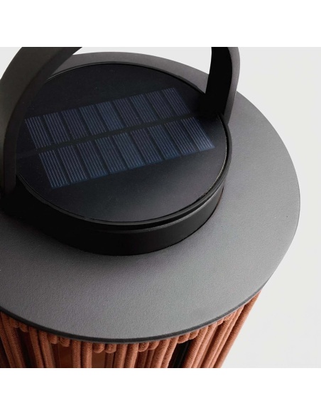 Marinea : Lampe d’extérieur en corde tressée