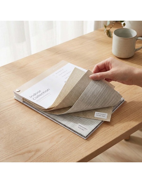 Kyma: store vertical avec plaque design ondulée