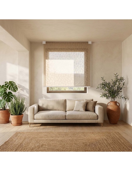 Kyma: store vertical avec plaque design ondulée