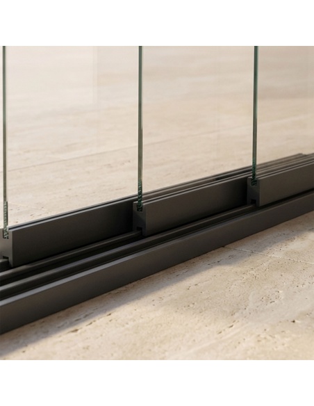 Vitrages coulissants pour Lyra T6 - Pergola fermée avec vitrage