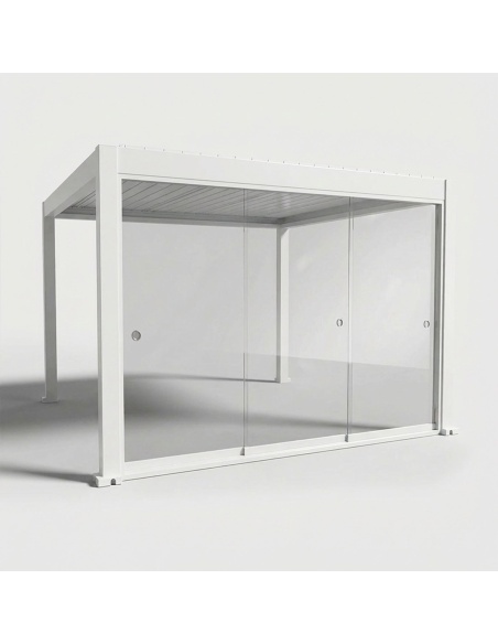 Vitrages coulissants pour Lyra T6 - Pergola fermée avec vitrage