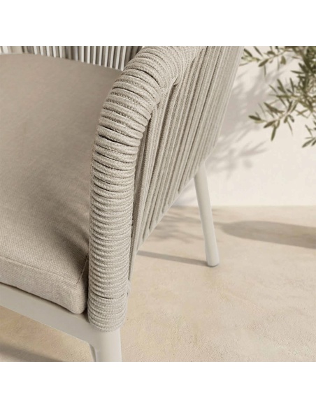 Liara : Chaise d'Extérieur en Corde Oléfin Anti-UV