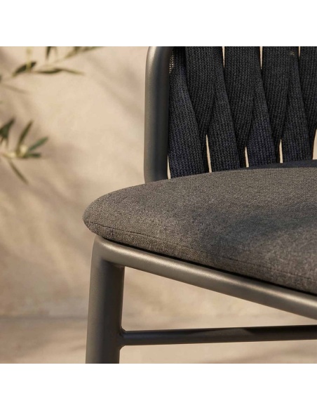 Torcea : Chaise de Jardin en Corde Plate Large