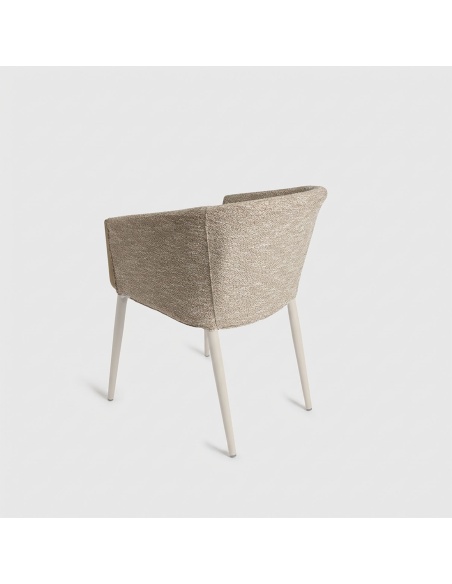 Mitara : Fauteuil de Repas Outdoor en Tissu Teint dans la Masse