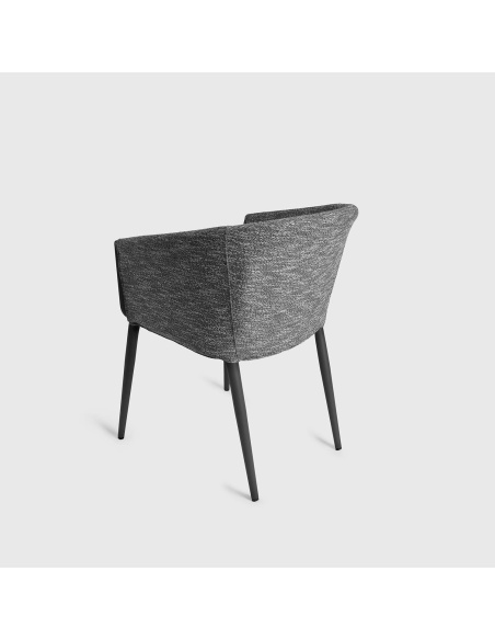 Mitara : Fauteuil de Repas Outdoor en Tissu Teint dans la Masse
