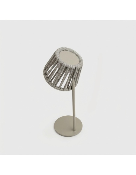 Mini Ropelle : Lampe de table rechargeable en corde Olefin