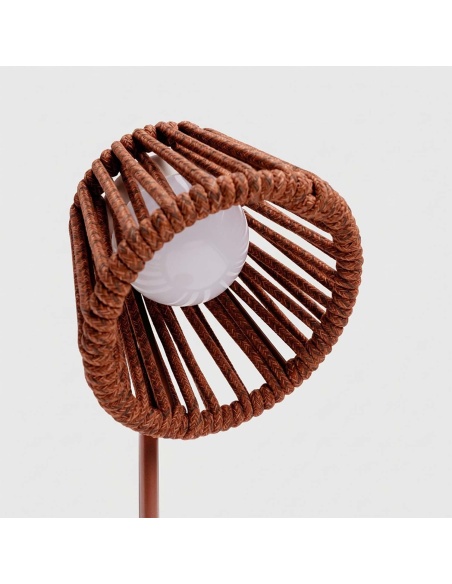 Mini Ropelle : Lampe de table rechargeable en corde Olefin