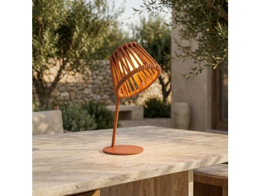 Mini Ropelle : Lampe de table rechargeable en corde Olefin